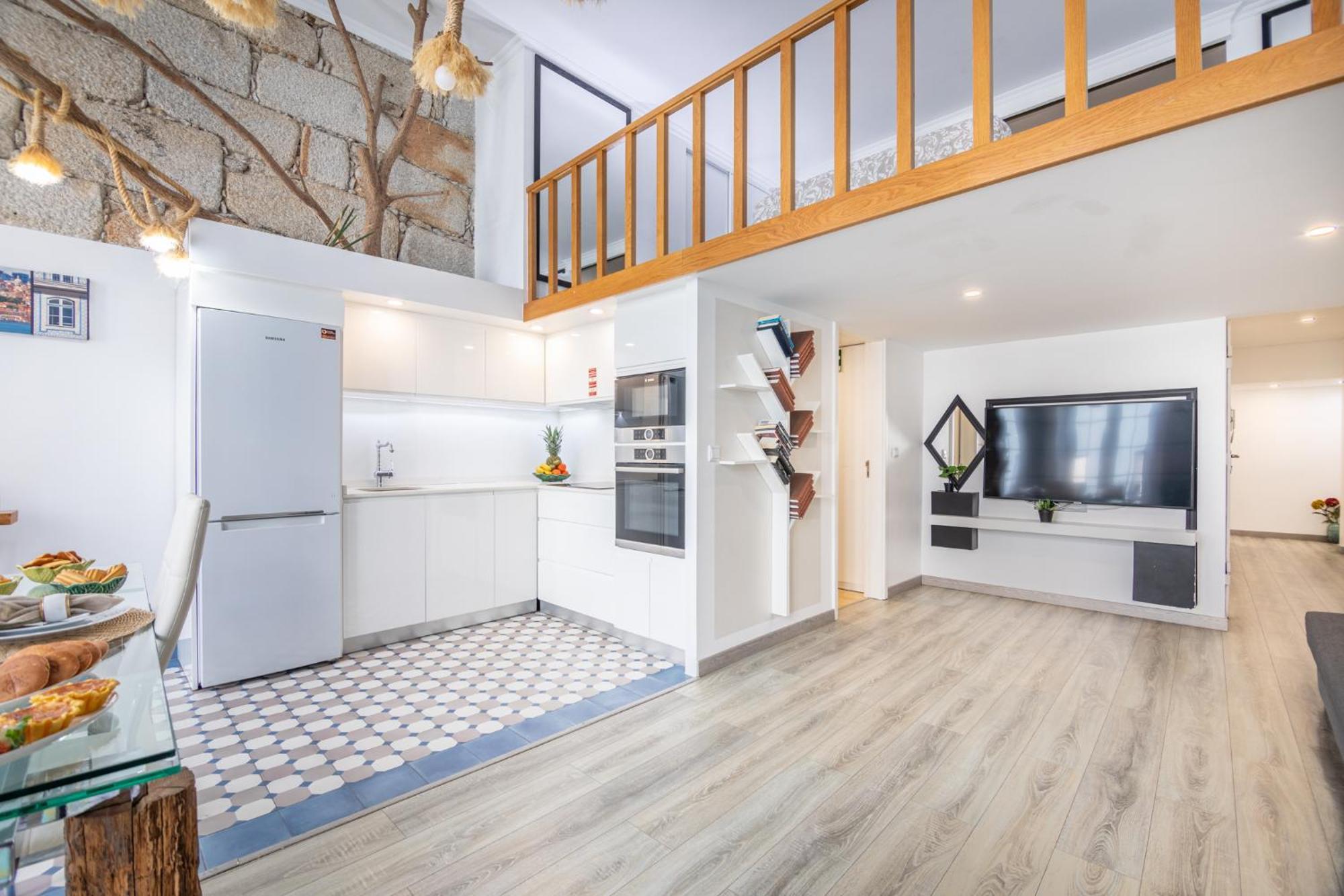 Ferienwohnung Deluxe Spacious Flats w Mezzanine by Host Wise Porto Exterior foto
